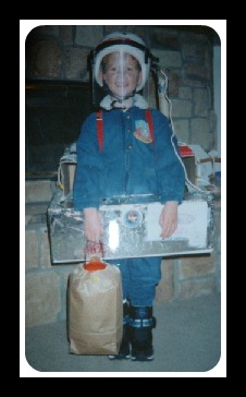 David's astronaut Halloween costume